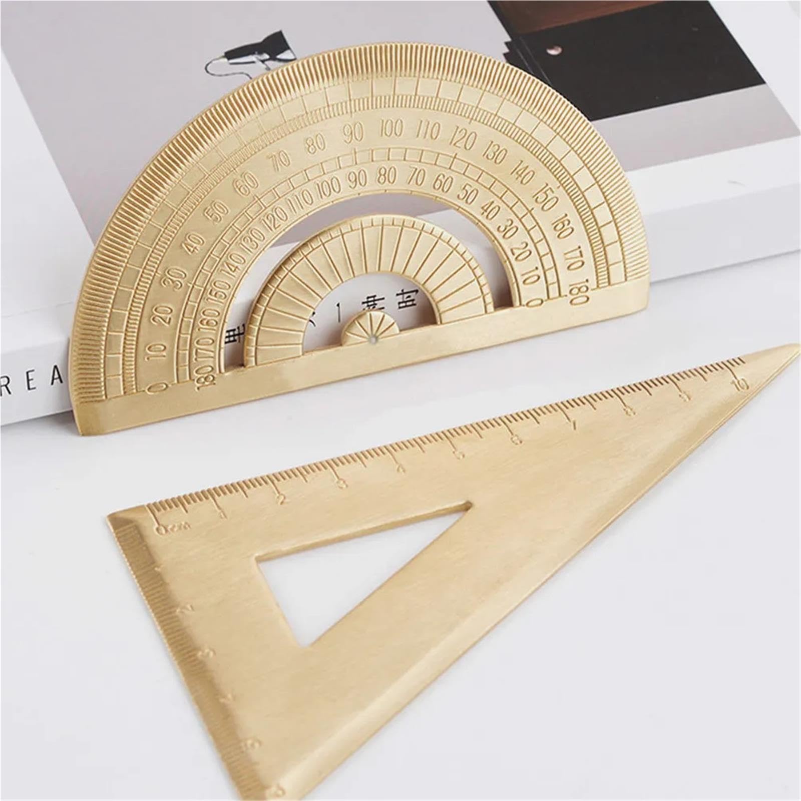 Righello In Ottone 1 set di righello triangolare in ottone