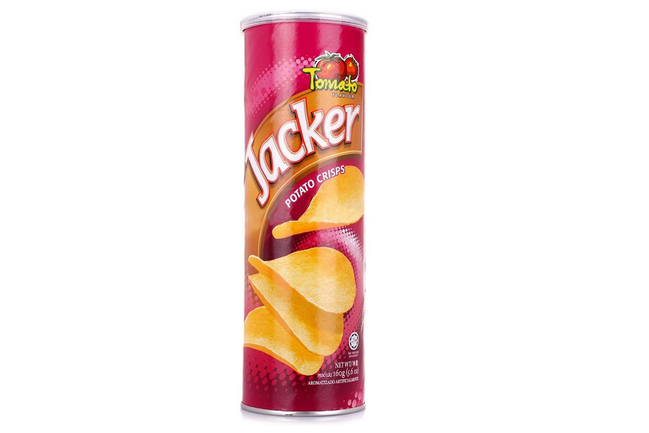 Oriental Jacker Potato Crisps Can Tomato 150 gm