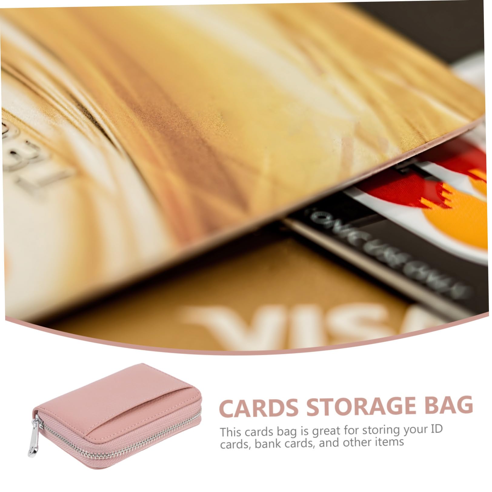 3pezzi Pochette Porta Carte Di Identità Con Design Cerniera Capacità Per Carte e Banconote Organizer Versatile Per Id Per Occasioni Quotidiane e Viaggi