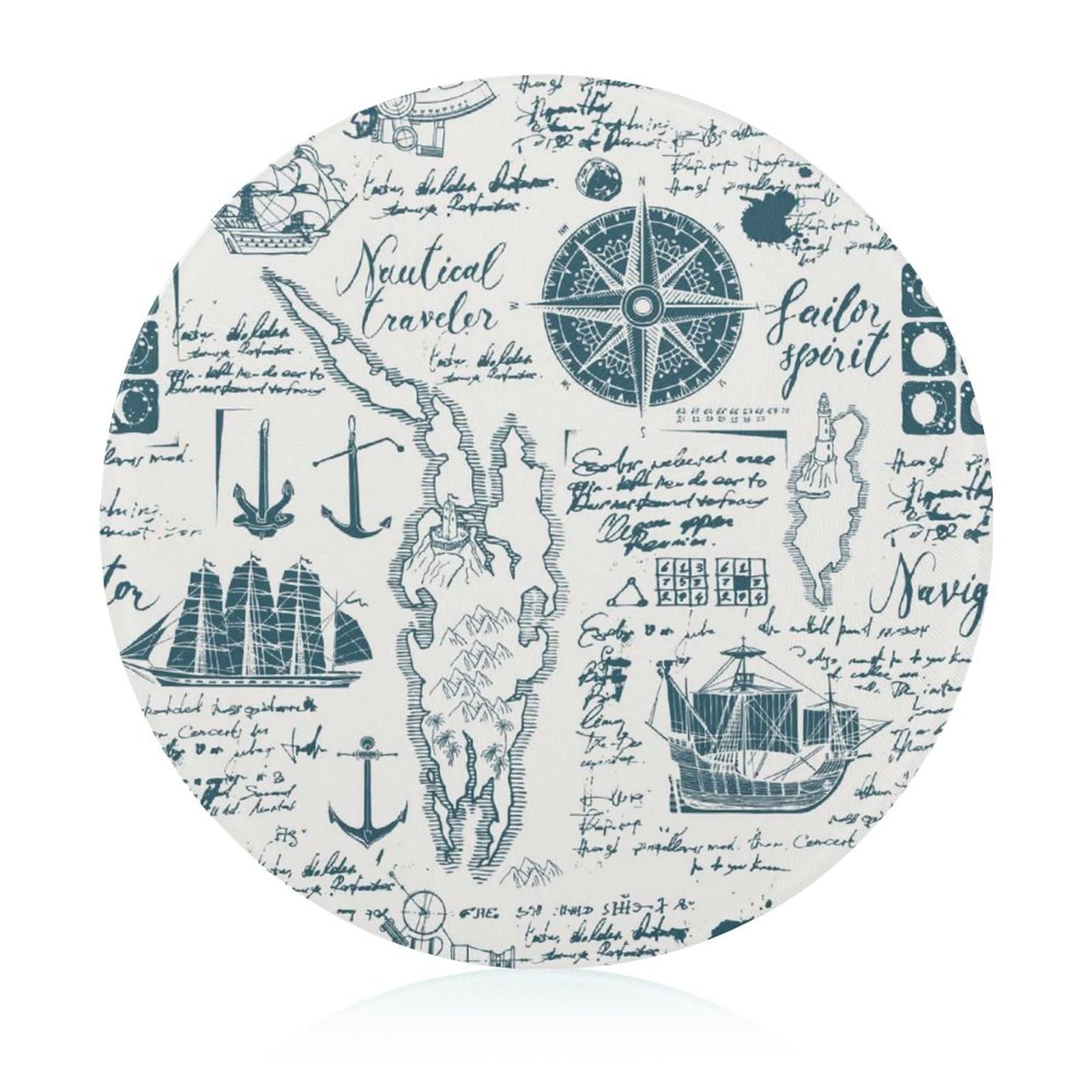 Plaques de cuisine boussole protection plan de travail verre