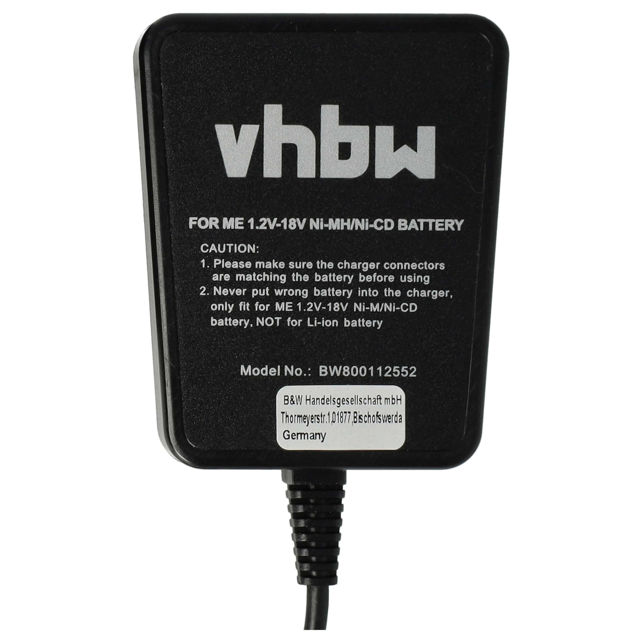 vhbw Zamiennik ładowarki do Metabo LC 40 do elektronarzędzi Ni-Cd, akumulatorów NiMH