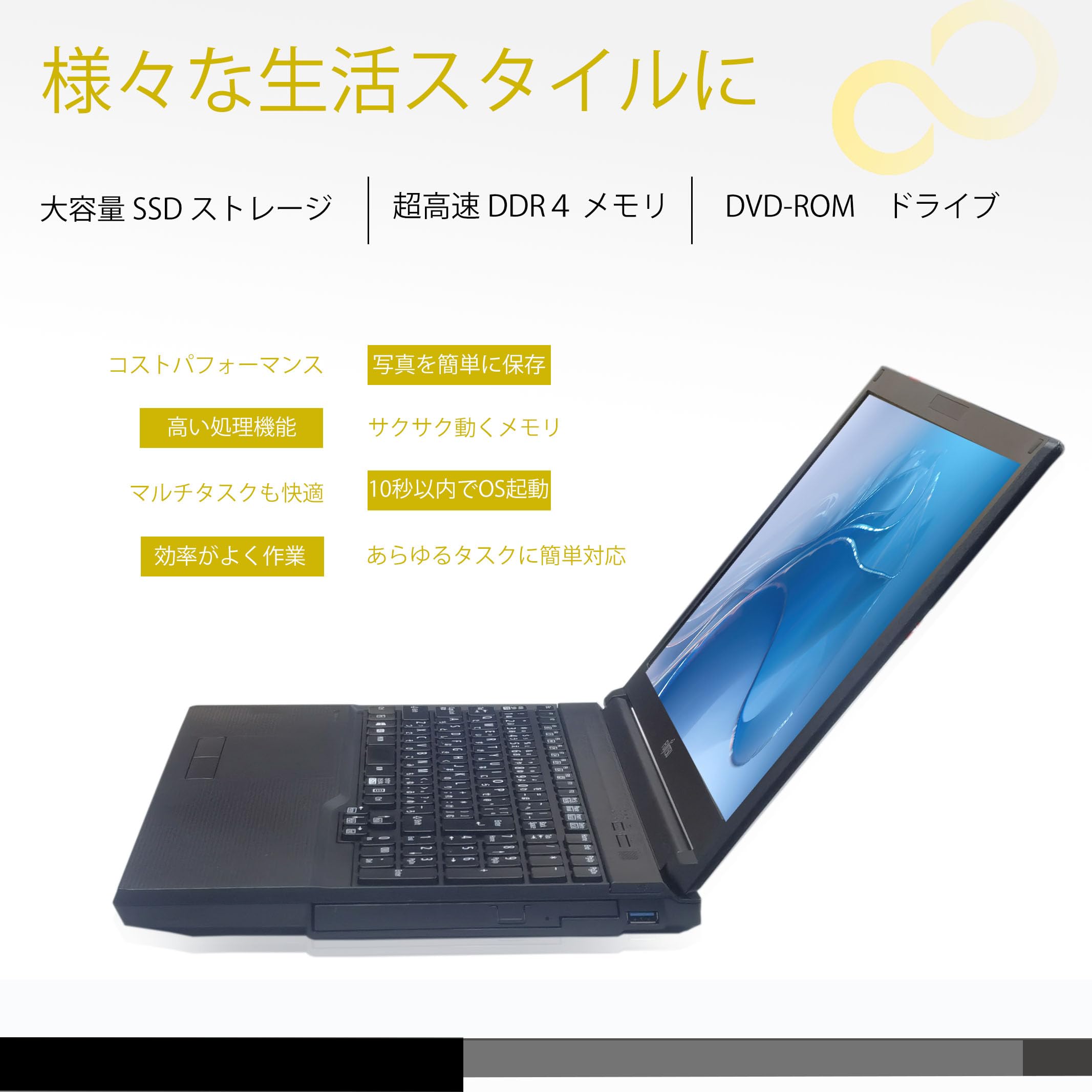 第七世代CPU i5 テレワーク カメラ WIn10 office2019 楽天市場】【Microsoft office2024付き人気】 ノートパソコン