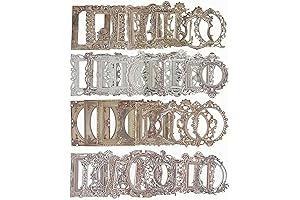 40Sheets Scrapbook Supplies Lace Frames