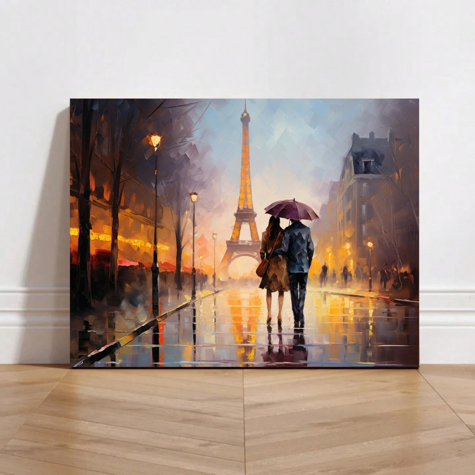 Amazon.com: HSFFBHFBH Romantic Paris Eiffel Tower Wall Art