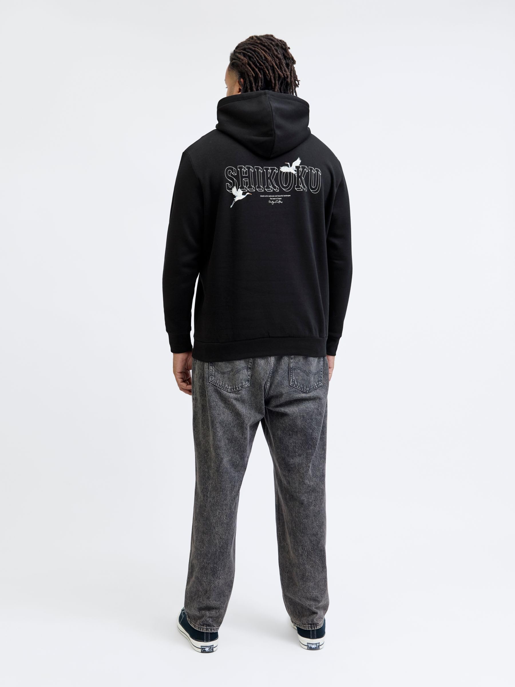 JACK & JONES Jjkenji Sweat Hood Pls Jjkenji Sudadera con Capucha Pls Hombre (Pack de 1)
