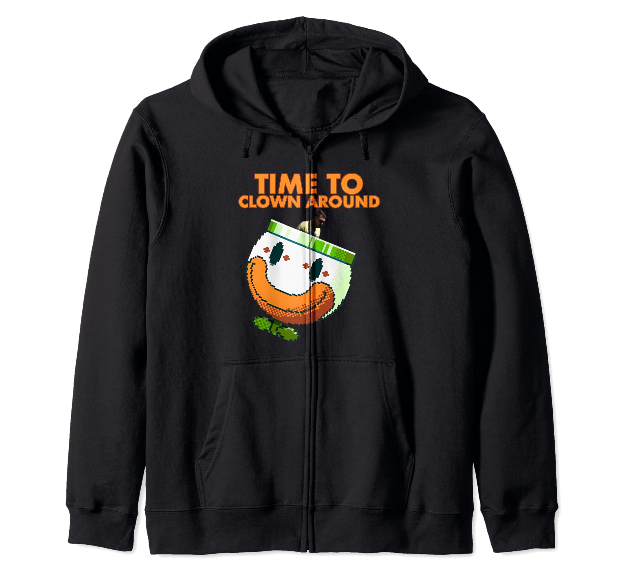 Time To Clown Around Zip Hoodie