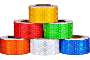 Zonon 6 Rolls Reflective Tapes for Enhanced Nighttime Visibility