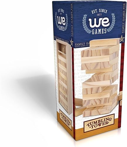Miniatura 6 de WE Games Mini juego de fiesta de bloques de madera - 5.5 pulgadas.