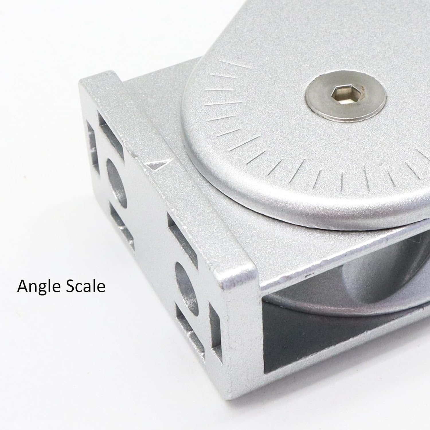 2pcs 2040 Extrusion Locking Pivot Joint for 2040 20/40 Series Extruded Aluminum Extru Profile Rotate Connector Brackets with Nuts Bolts