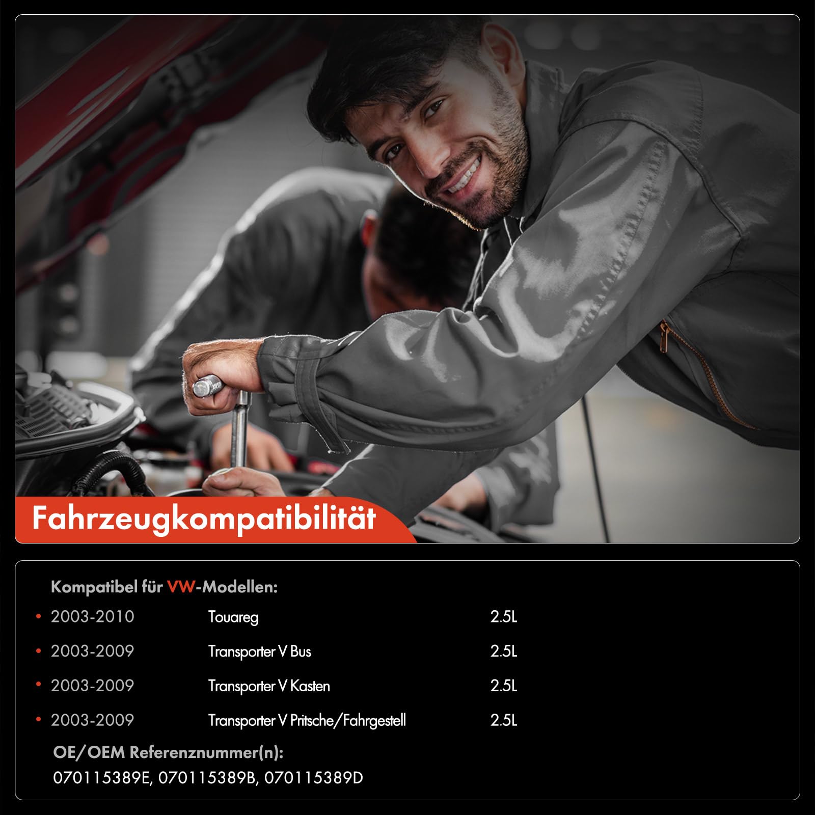 Frankberg Ölkühler Motoröl Ölfiltergehäuse Diesel Kompatibel mit T.o.u.a.r.e.g 7L6 7L7 7LA Transporter V Bus 7EB 7EJ 7HB 7HJ Replace# 070115389B