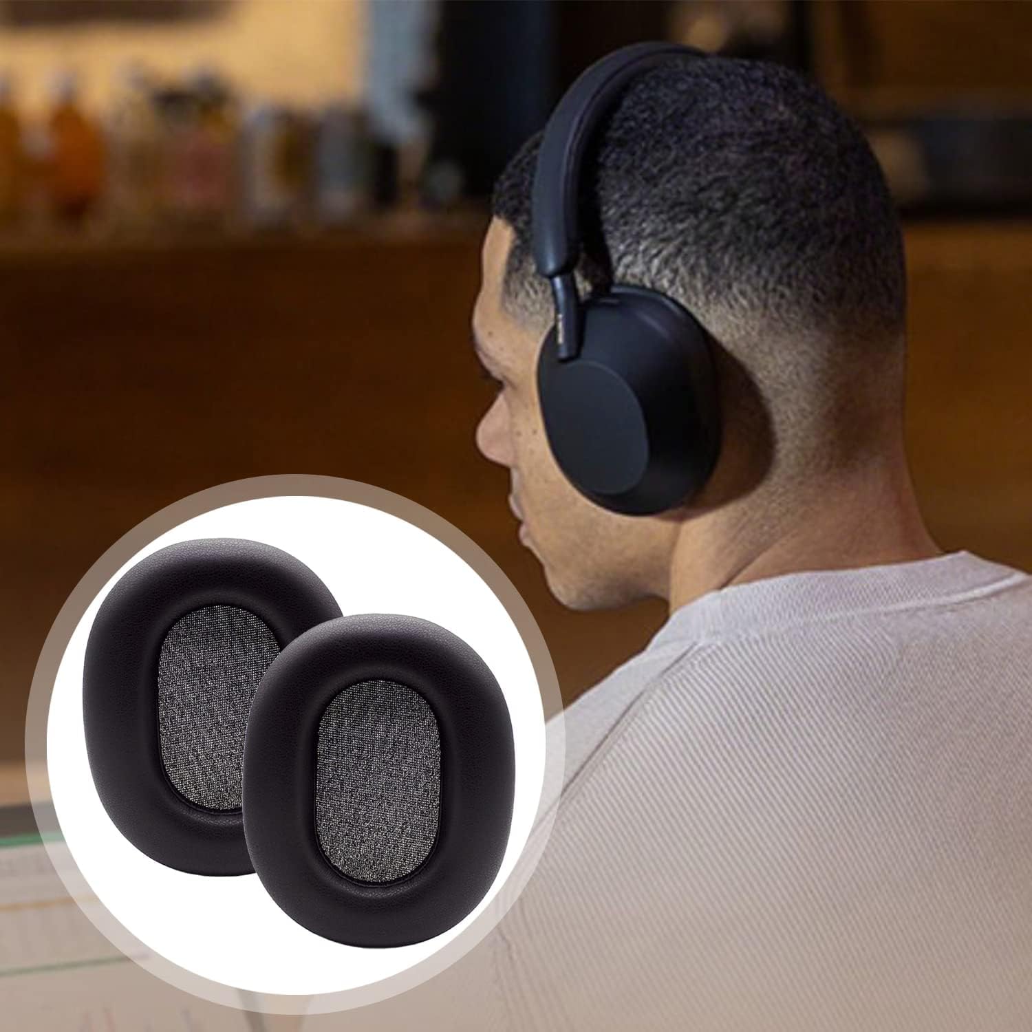 Amazon | 1000XM5 プロテインレザー交換用イヤーパッド Sony WH