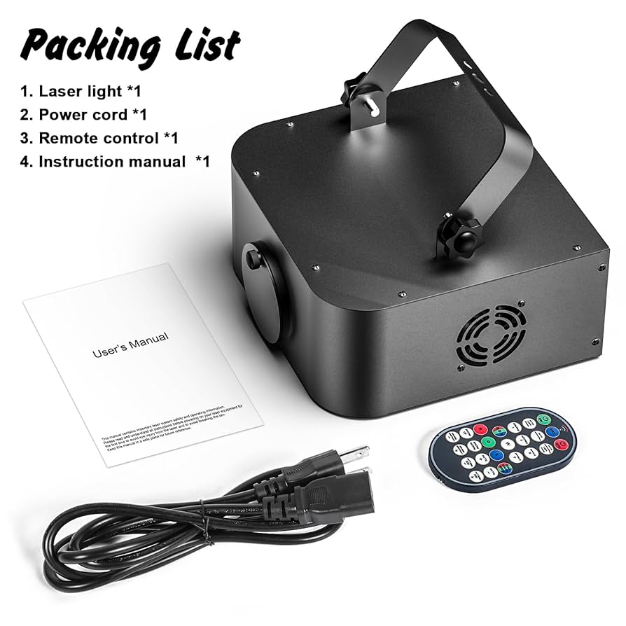 LASER LIGHT SHOW (300nw)2台セット Amazon.com: DJ Laser Lights for Party, 3D Animation Laser