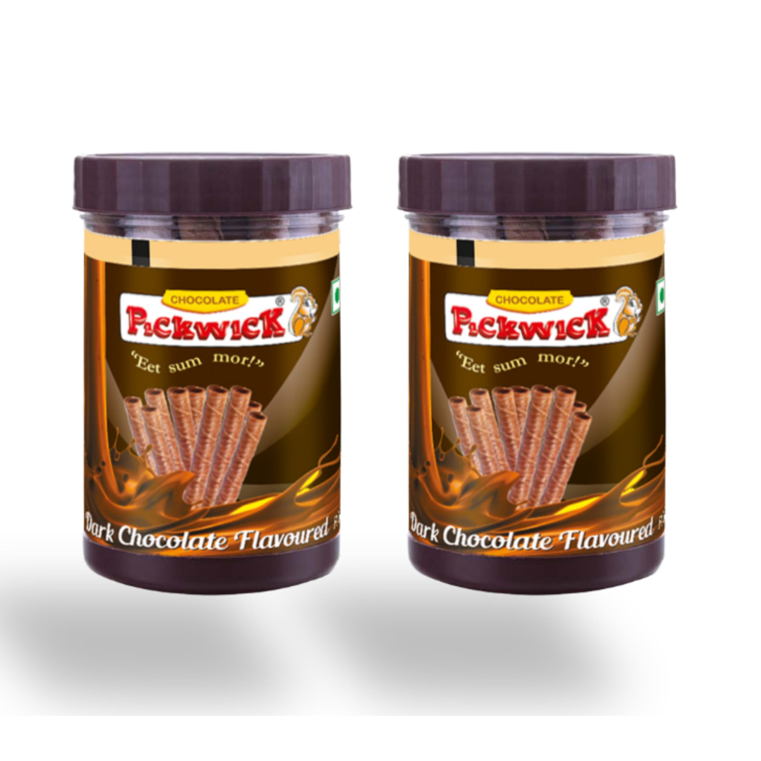 PICKWICK Chocolate Flavoured Wafer Rolls - Combo Pack, 150gm x 2 Jar | Indulge in our crispy, cream biscuit snacks-perfect for both kids and adults.-image-9