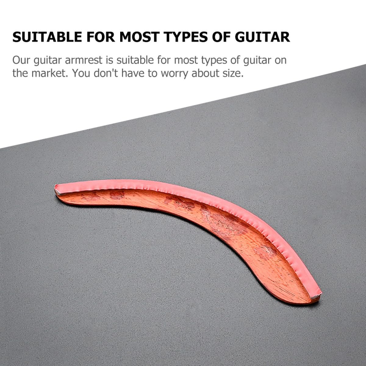 Toyvian 4 sztuki ręcznie akustycznych części gitarowych, antypoślizgowe podkładki pod nadgarstki, części zamienne, akcesoria do gitary klasycznej, przenośne akcesoria do gitary, drewniane