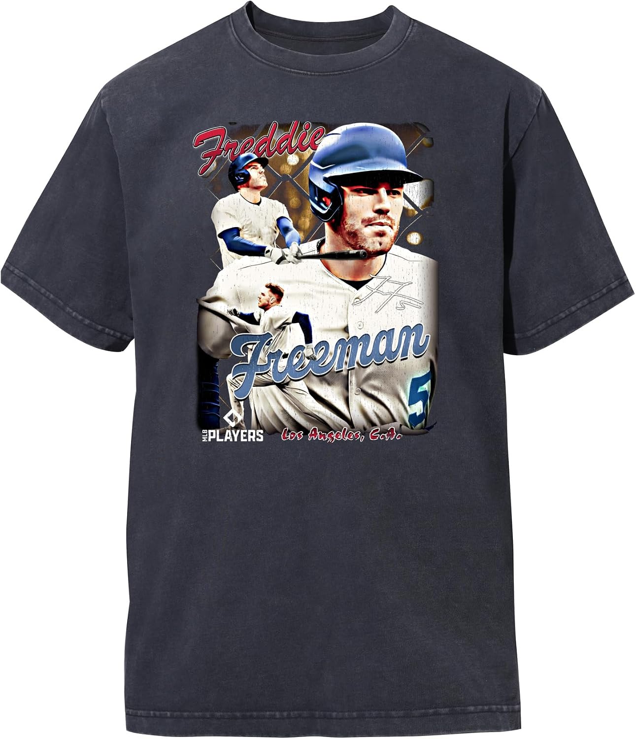Urban Oversized T Shirts | Vintage Acid Wash Cotton Tops | MLB Baseball Players