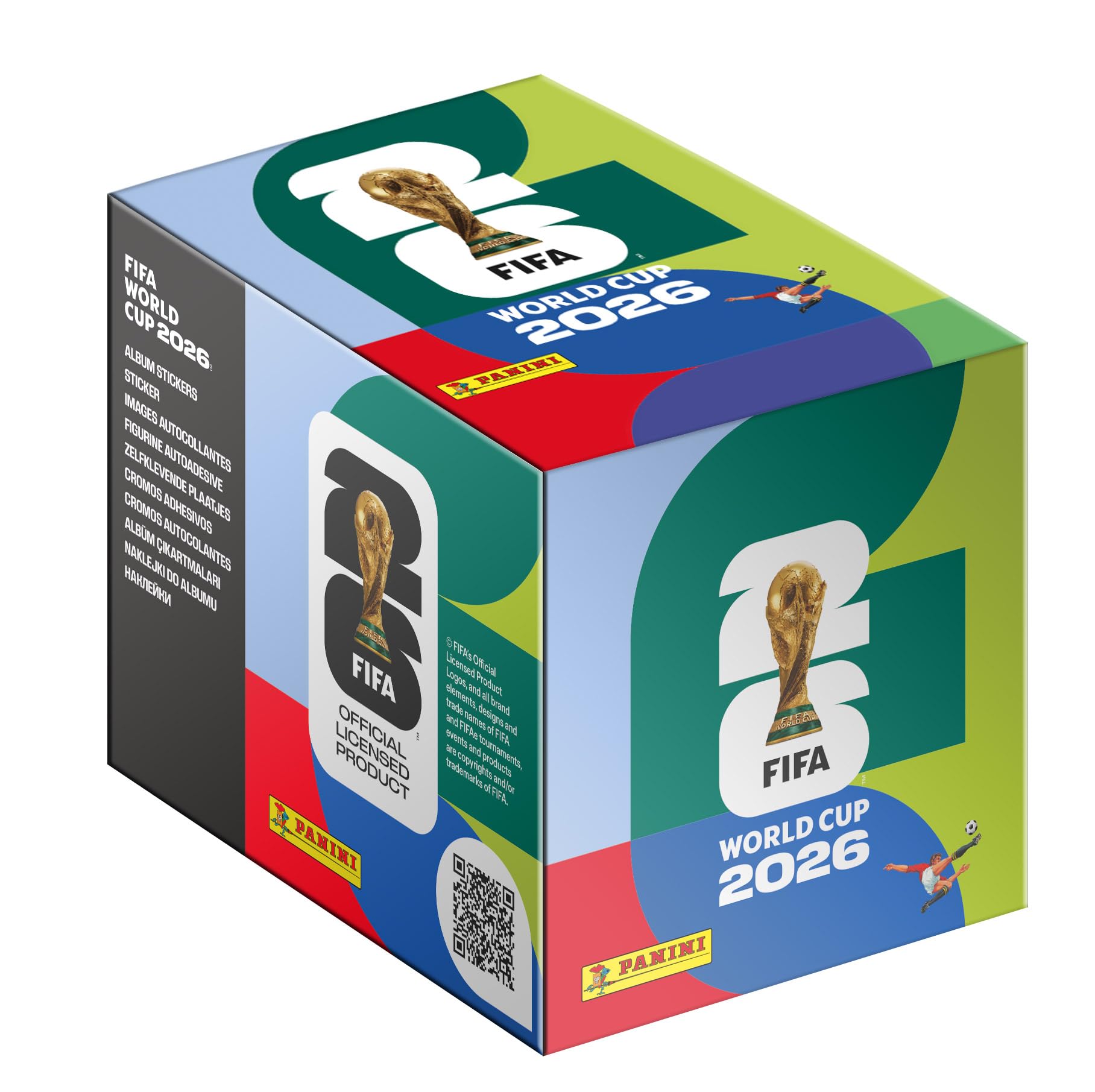 Panini FIFA World Cup 2026 Naklejki - Zestaw 1 pudełko 50 kieszeni i 1 zestaw aktualizacji 120 naklejek