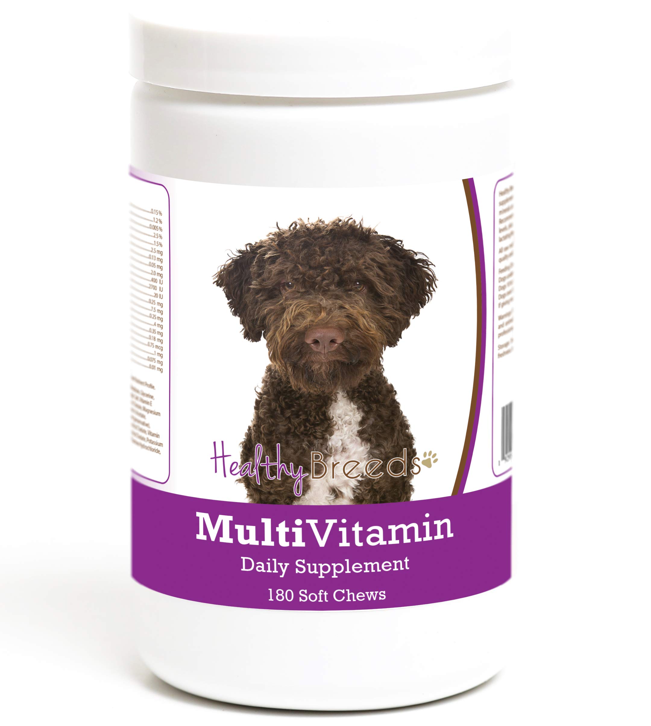 Healthy Breeds Lagotti Romagnoli Multivitamin Soft Chew for Dogs 180 Count