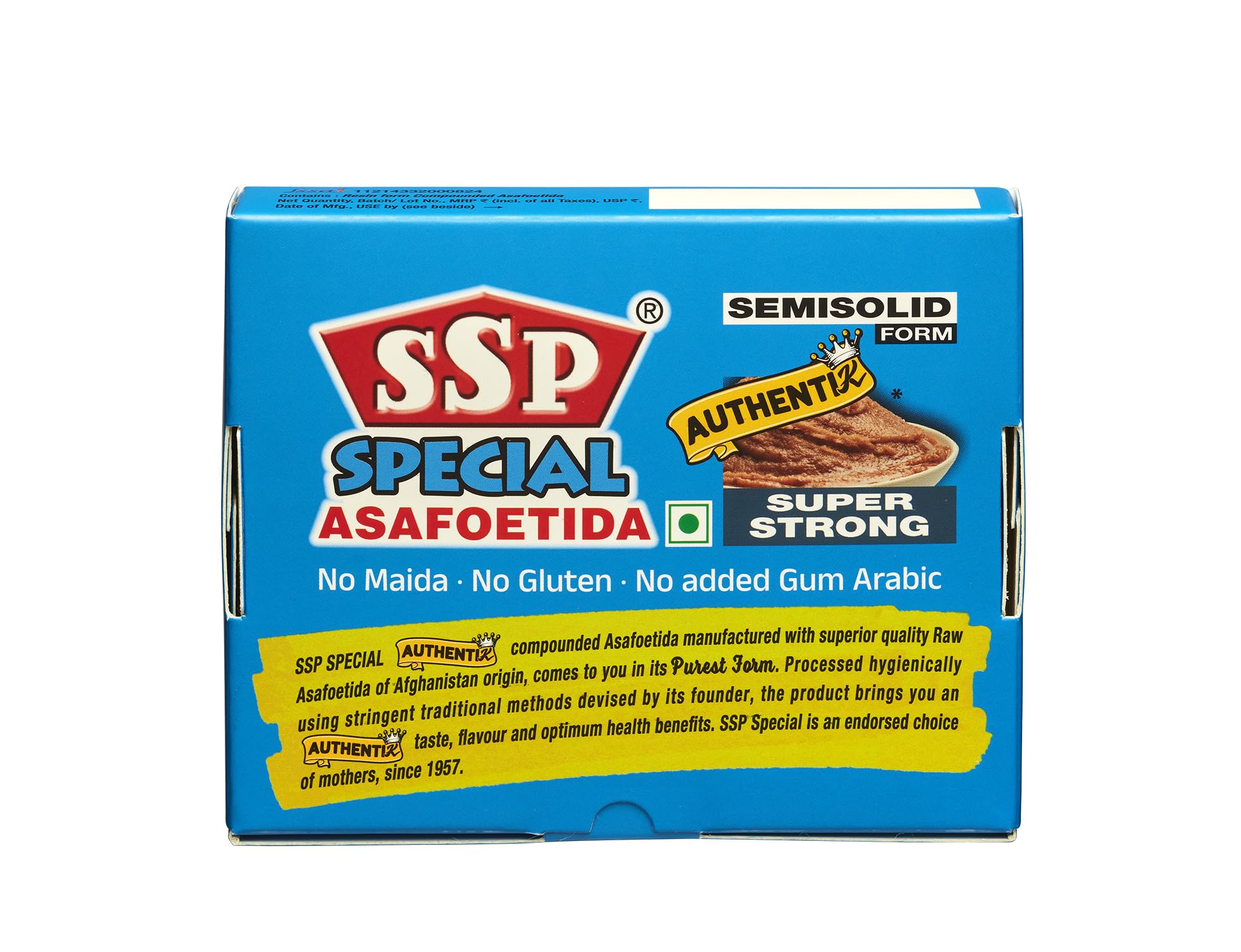 SSP ASAFOETIDA Special Compounded Asafoetida (Hing) (Trial Pack 2 g) - Purest Form & HIGHEST PURITY HING - Image 2 thumbnail