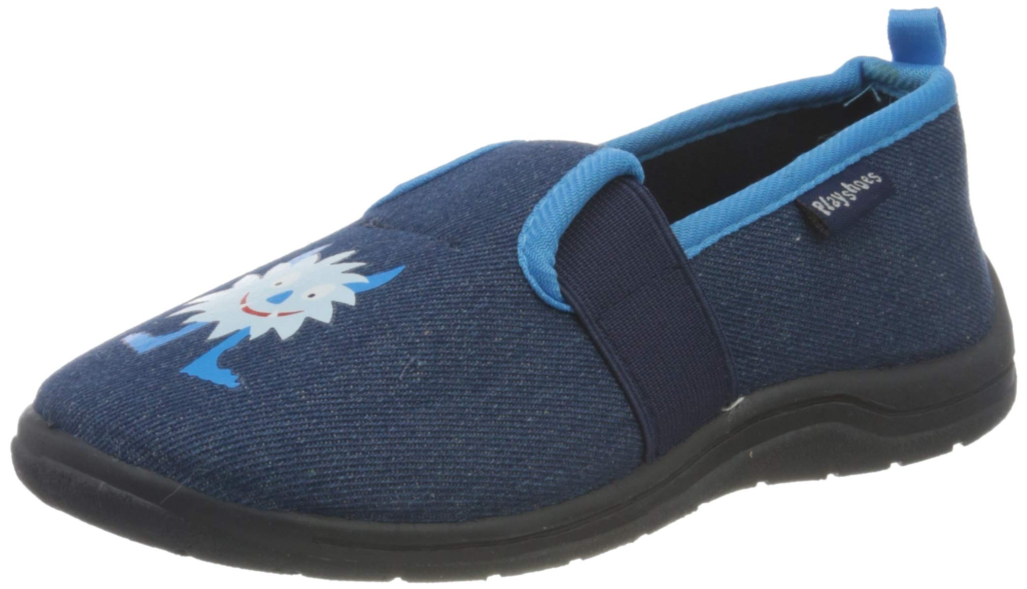 Playshoes Slippers SlippersUnisex Children, Monster, 32/33 EU