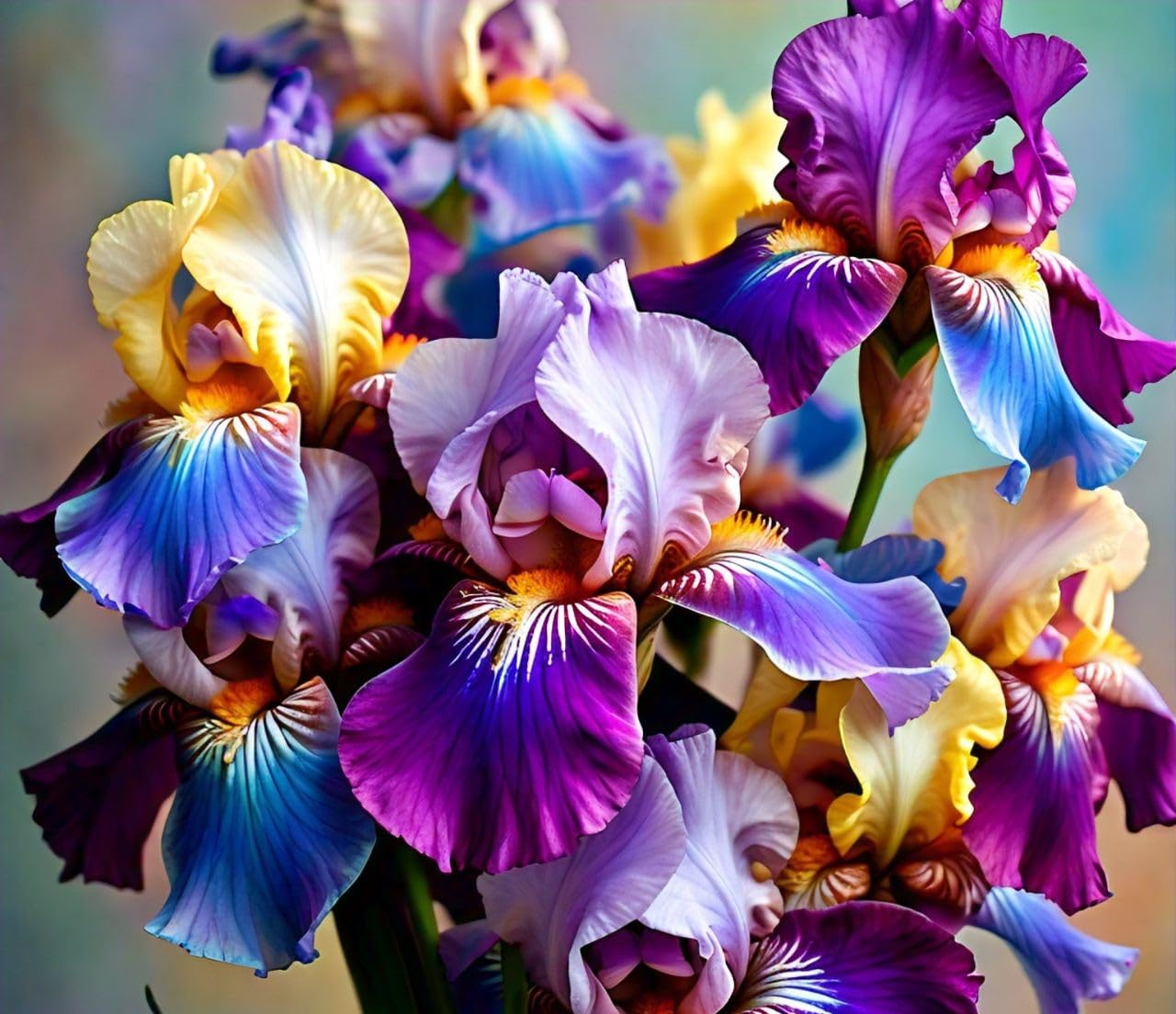 Garden® Imported Bearded Iris Flower Bulbs For Your Garden (Pack Of 5 Bulbs)