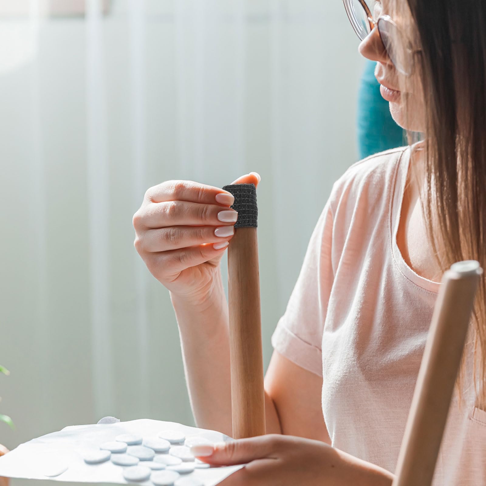 Amazon.co.jp: uxcell チェアレッグプロテクター 4個セット - 接着剤