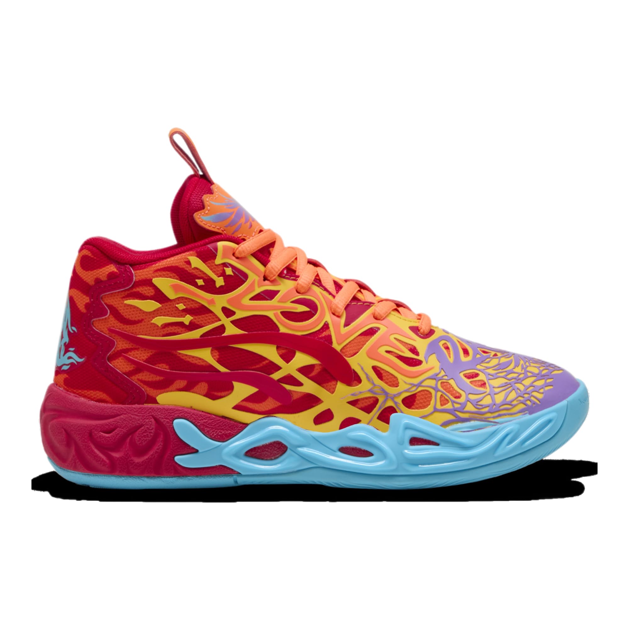 PUMA Kids Boys Mb.04 Phoenix Basketball Sneakers Shoes - Orange, Red - Size 6.5 M