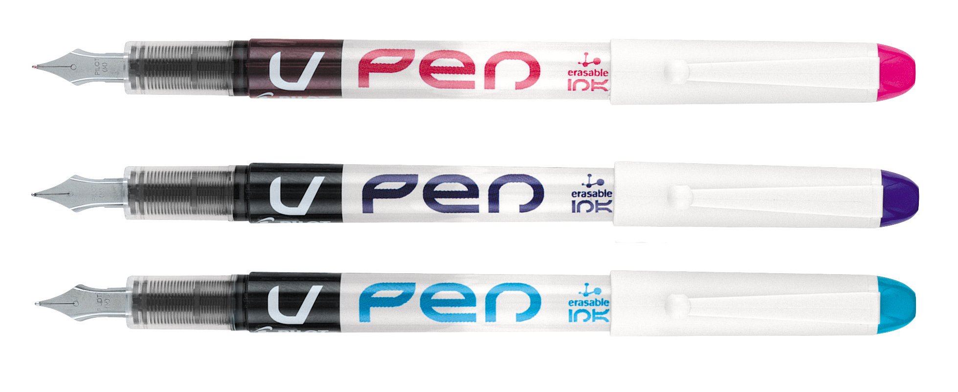 Pilot V Pen Disposable Fountain Pen - Assorted, Pack of 3 — image 1
