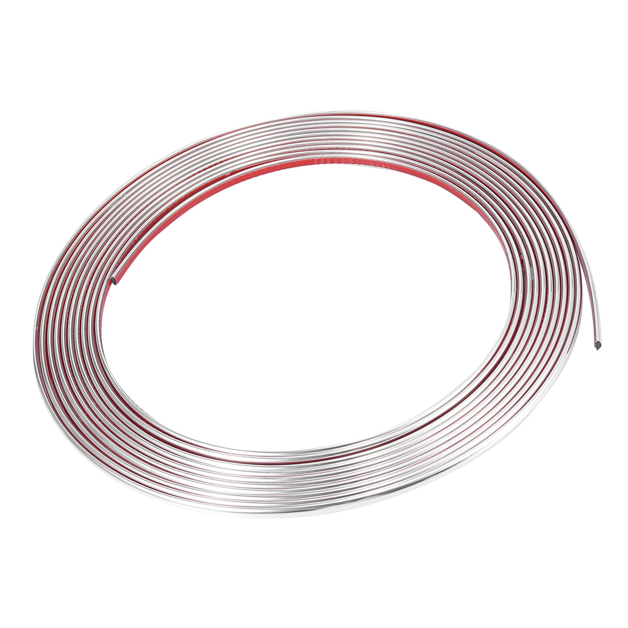 A ABSOPRO 8mx6mm Car Trim Decoration Strip Decoration Strip Chrome Silver Tone