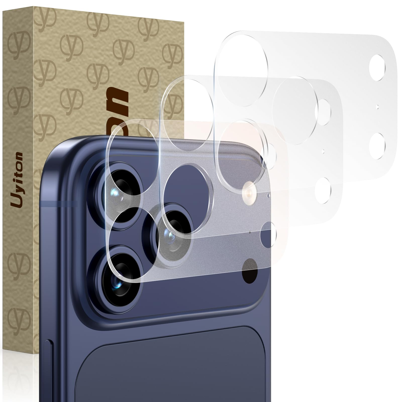 Photo 1 of Uyiton 3-Pack iPhone 17 Pro Max Camera Plateau Protector