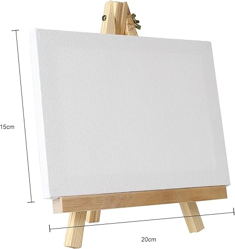 Miniatura 6 de GC QUILL Juego de 36 pinturas acrílicas, 54 piezas de suministros de pintura con 36 tubos de 0.47 onzas líquidas, pinceles, cuchillos, lienzo,