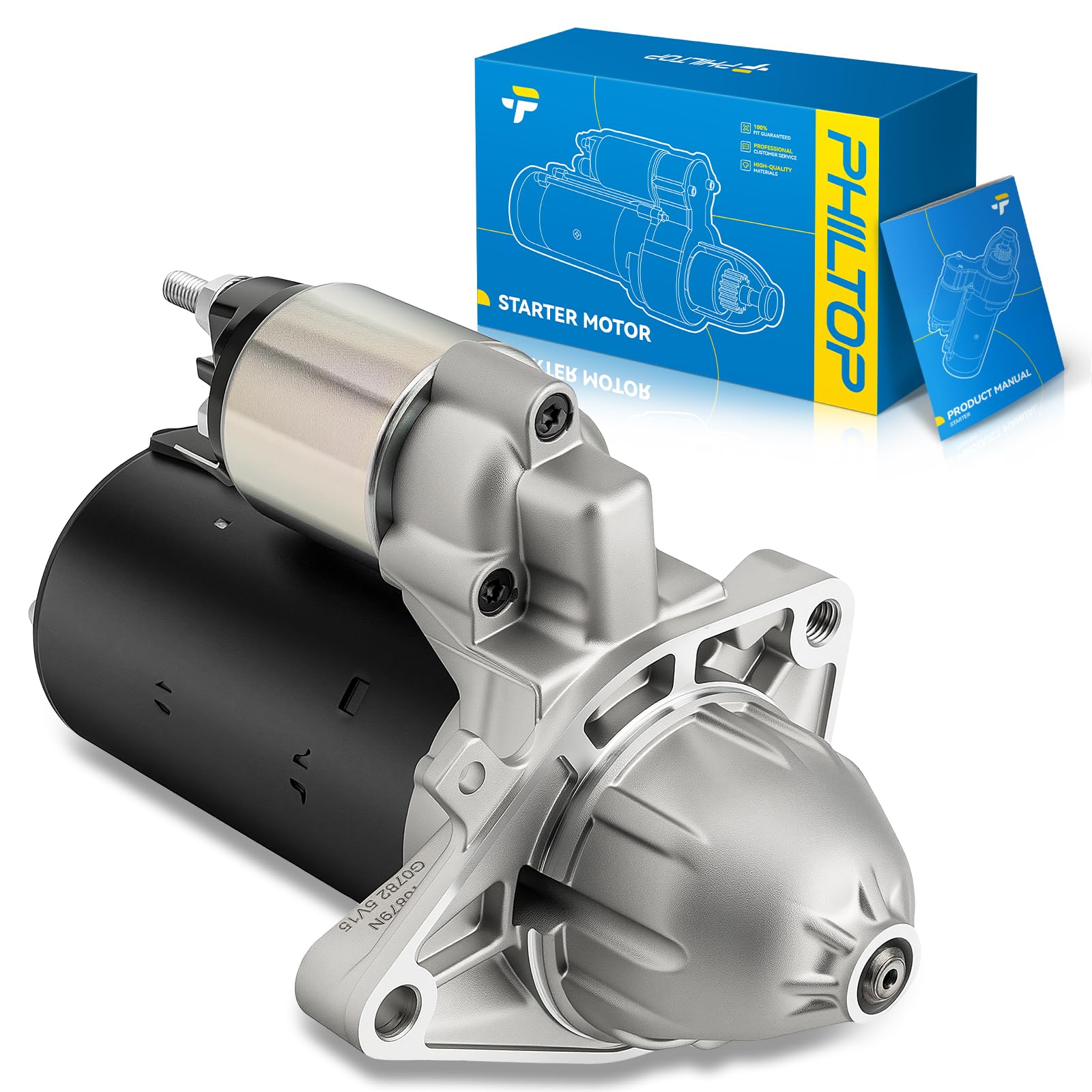 PHILTOP 10879N New Starter 1.7KW for Ram 2014-2018, 2020-2023 1500 3.0T