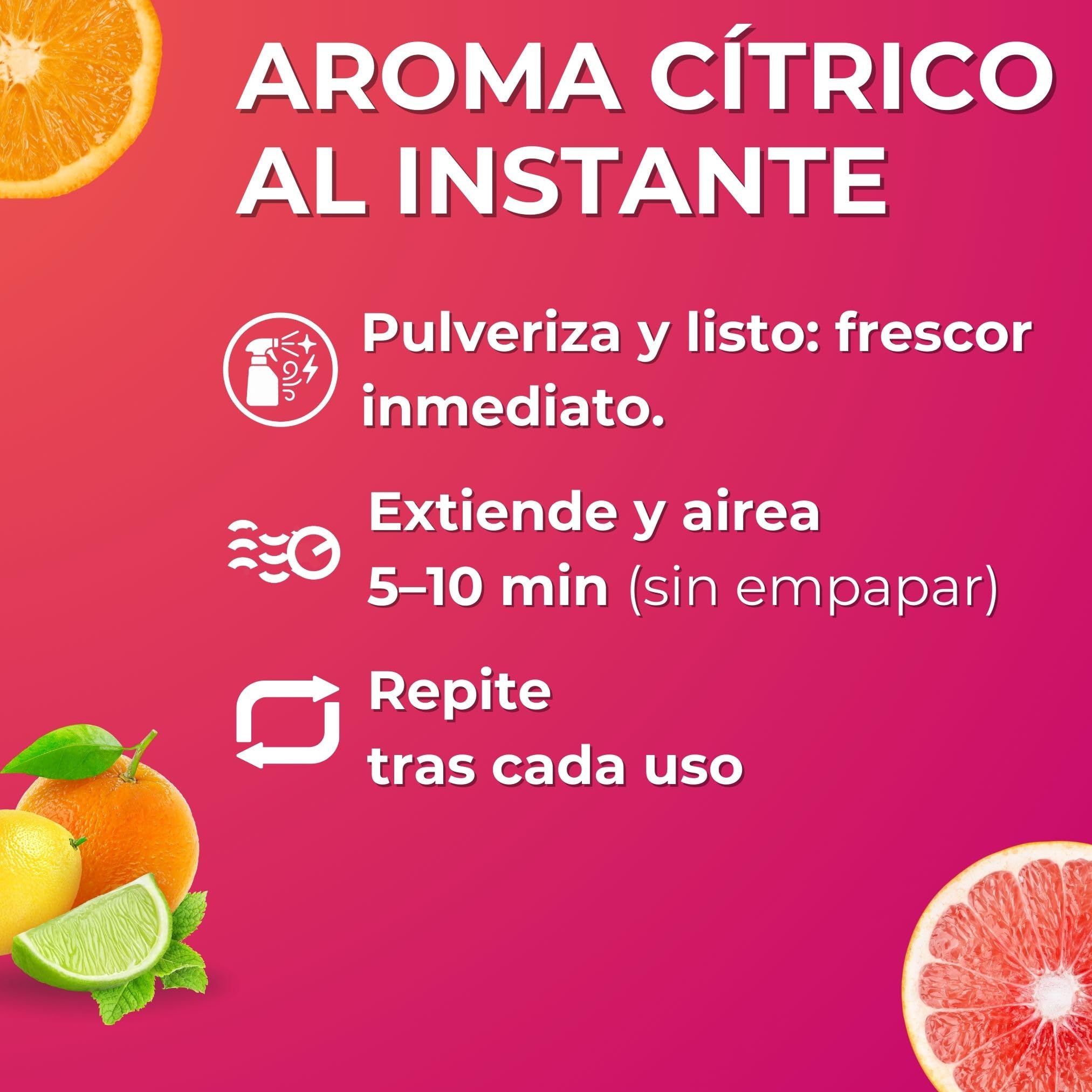 Spray Ambientador y Desodorante Suave para Zapatos – Aroma Cítrico de Uso Diario, Secado Rápido para Zapatillas, Ropa Técnica, Taquillas y Armarios