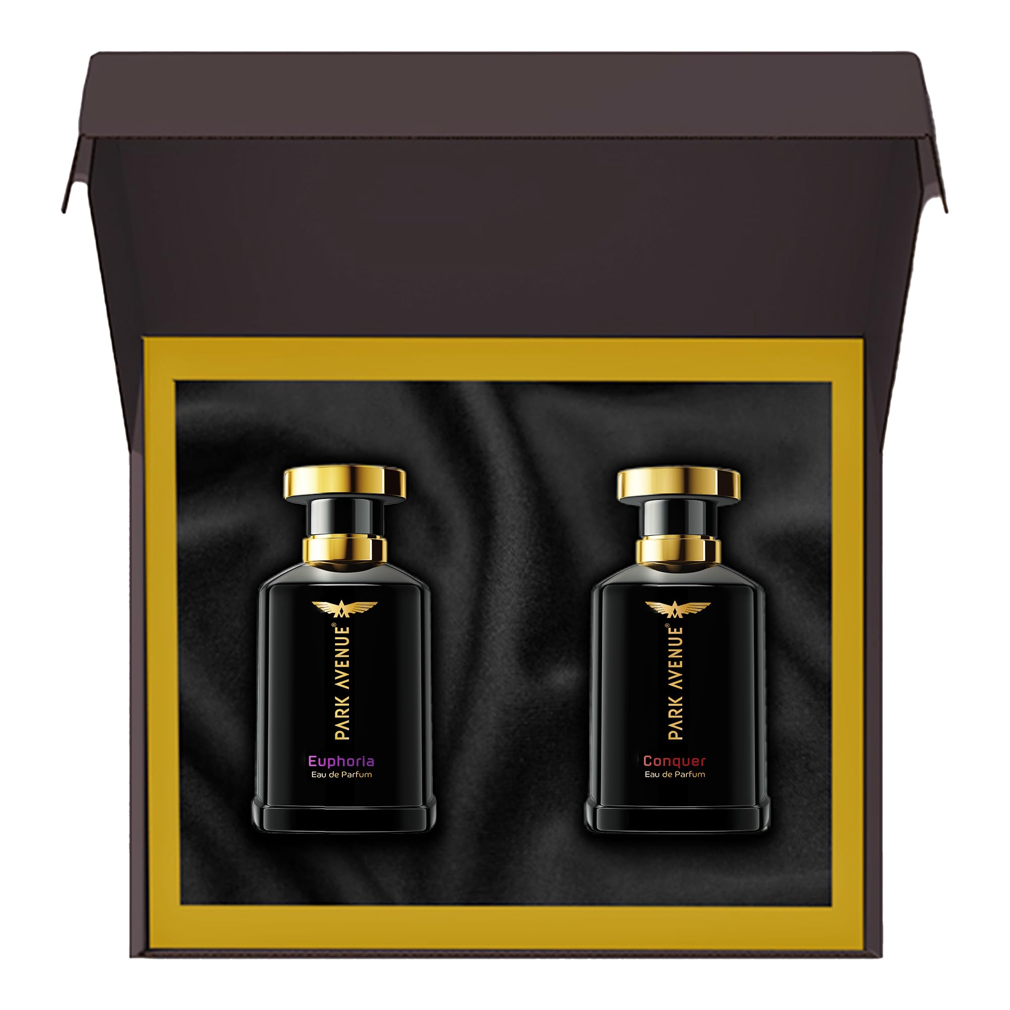 Park Avenue For Him | Luxury Perfume Gift Set for Men | 2 x 100ml | Euphoria & Conquer | Long Lasting EDP | Amber | Musk | Premium Fragrance-image-24