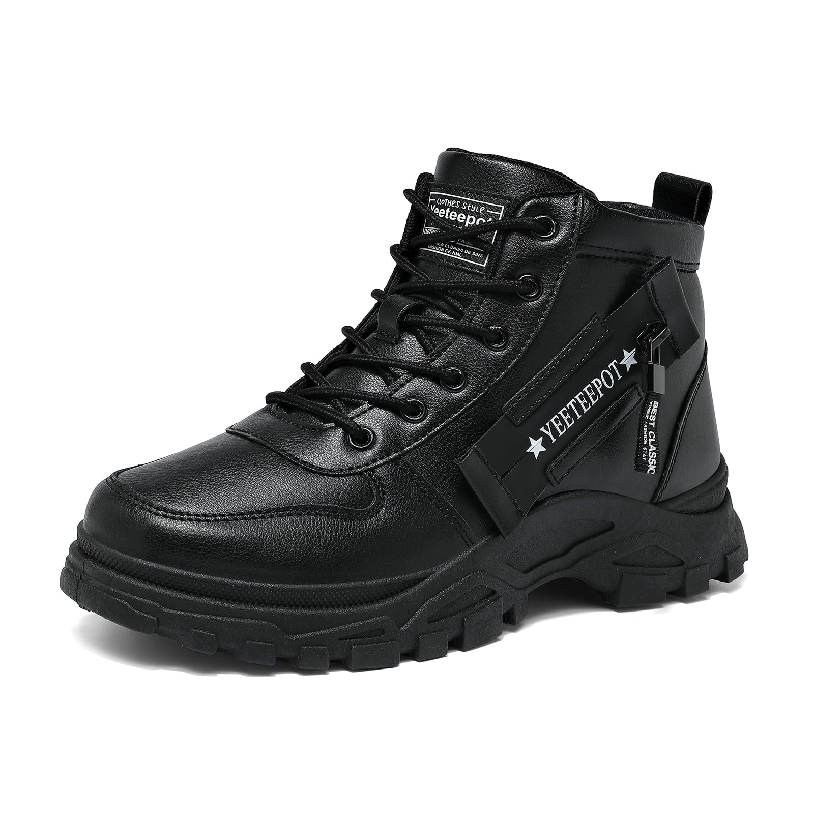 Bottes Femme Bottines à Lacets Classique