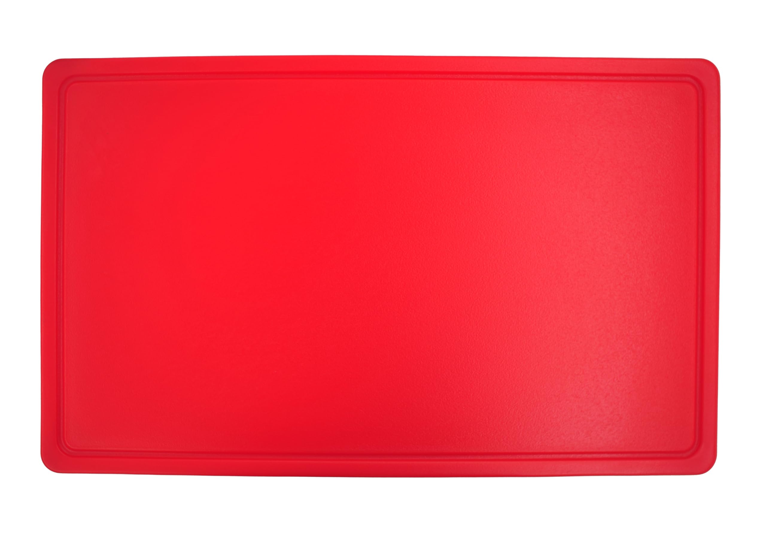 METRO Professional Tabla de cortar GN 1/1, polietileno de alta densidad (HDPE), 53 x 32.5 x 2 cm, rojo