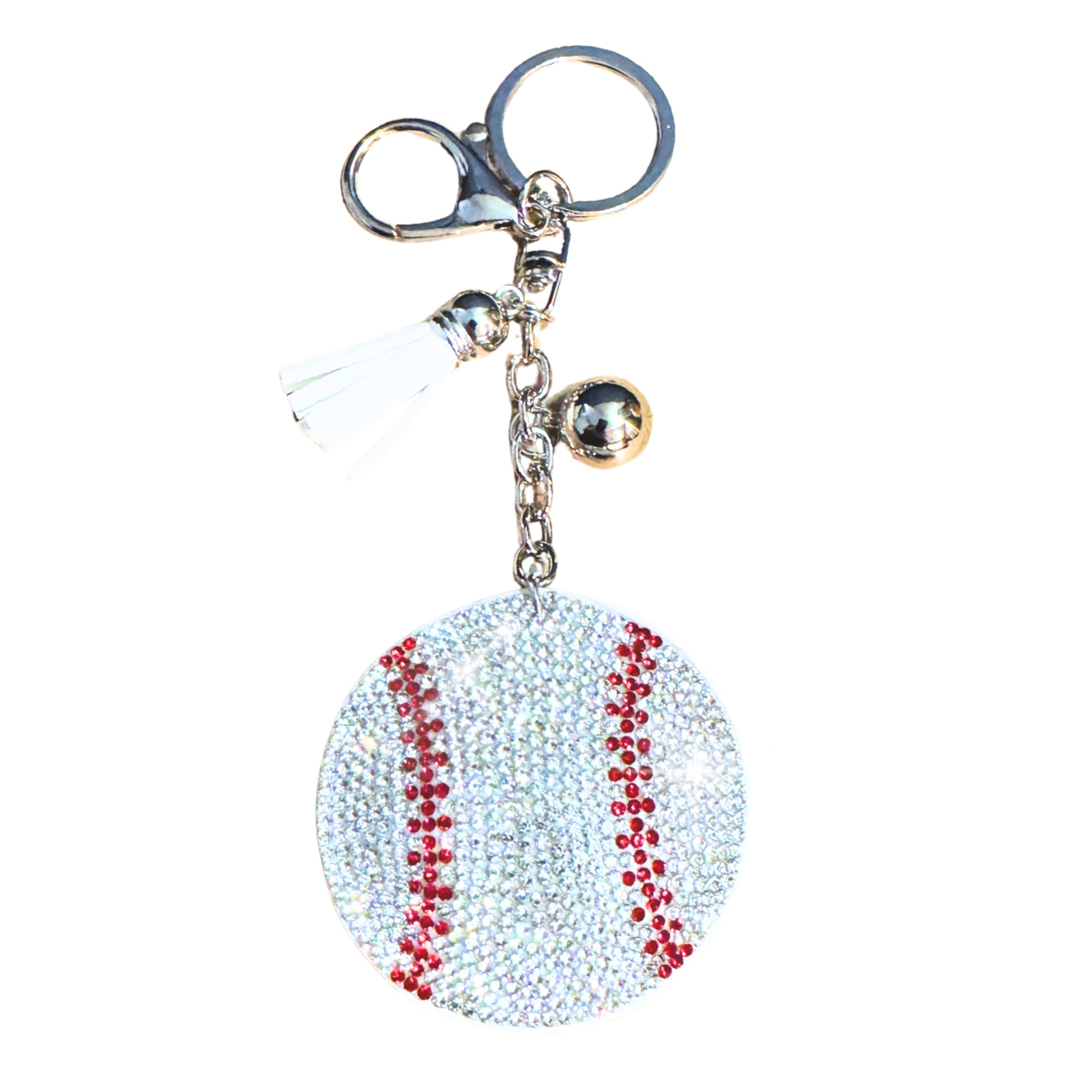 Popfizzy Rhinestone Keychains for Women and Girls, Bling Backpack Accessories, Sparkle Purse Charm, Bag Charm, Gift for Women
