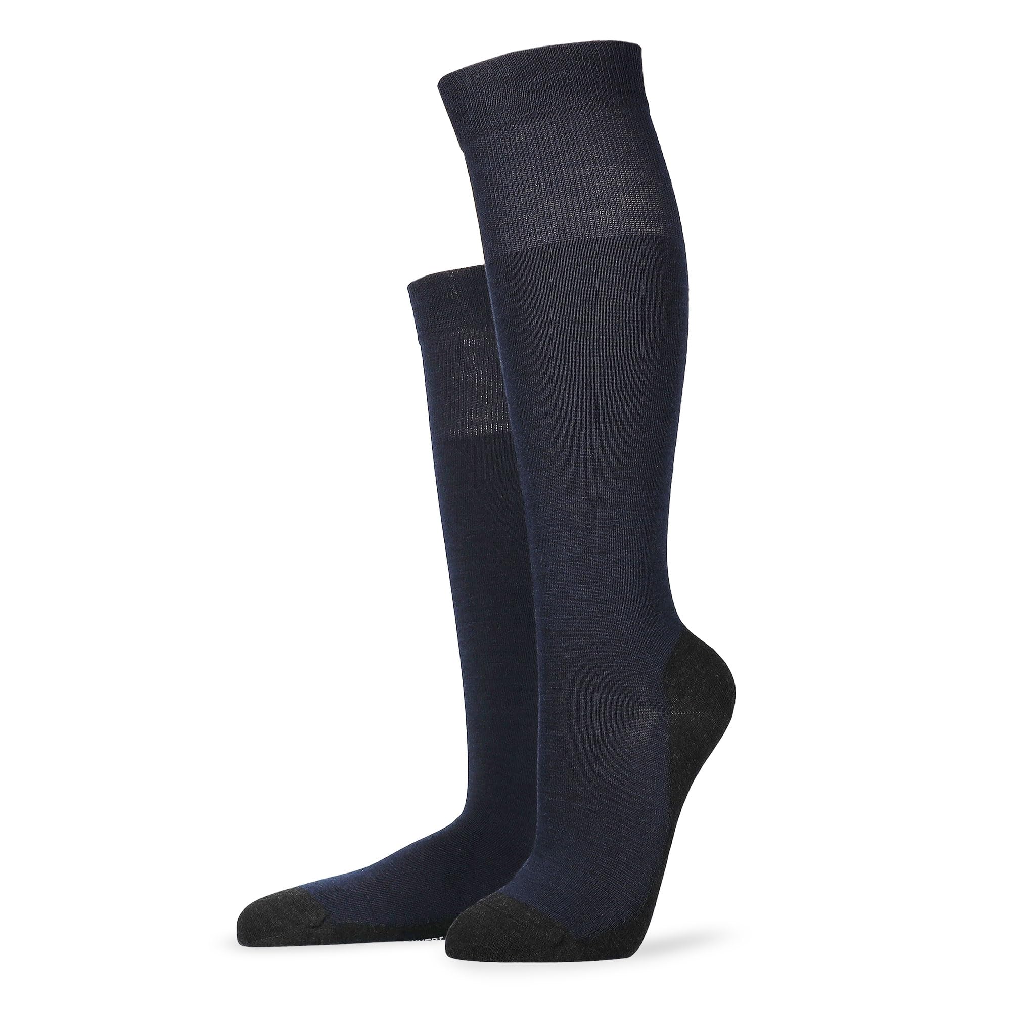 KUNERT Women's Warm Up Thermal Insulation Knee Socks, Marine 0360, 39-42