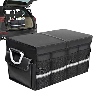 Trunk Organizer | Trunk Organizer Storage Container - Collapsible Multi-Compartment Holder for Tool Organization Lady SUV Truck Sedan Car Trip