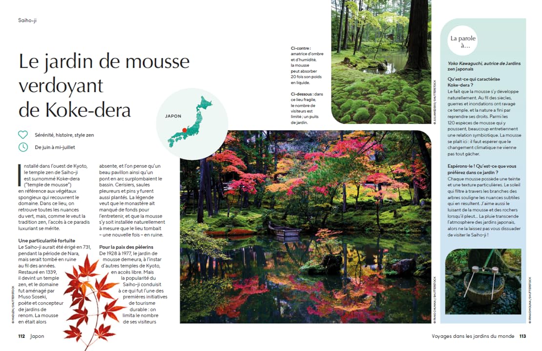 Lonely Planet - Voyages dans les jardins du monde: 60 lieux pour contempler l¿art des jardins