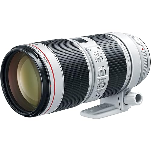 Canon EF 70-200mm f/2.8L IS III USM Lens for Canon Digital SLR Cameras, White - 3044C002