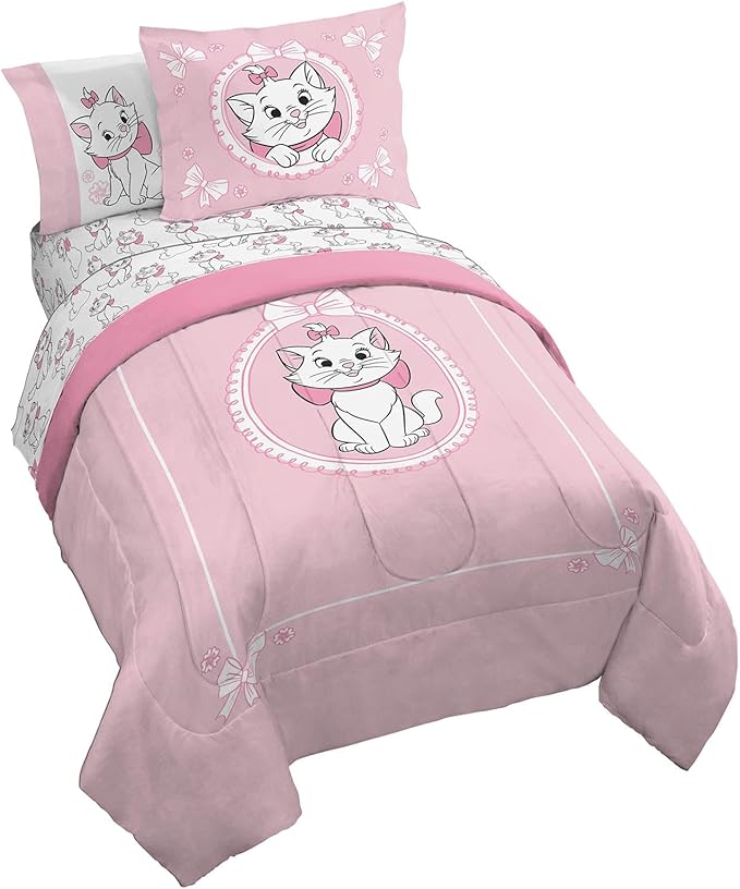 Disney Aristocats Marie Twin Comforter Set 5 Piece
