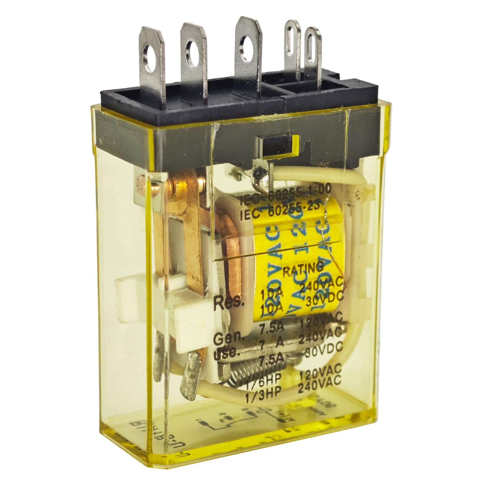 RH1B-UAC120V Power Relay - SPDT 120VAC 10A Socket Mount Relay