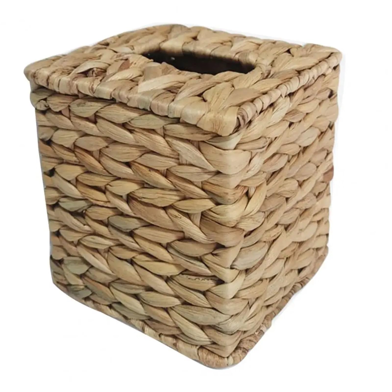 Tissue Box Rustic Tissue Holder Handmade Box Handwoven Water Hyacinth Napkin For Table(S)