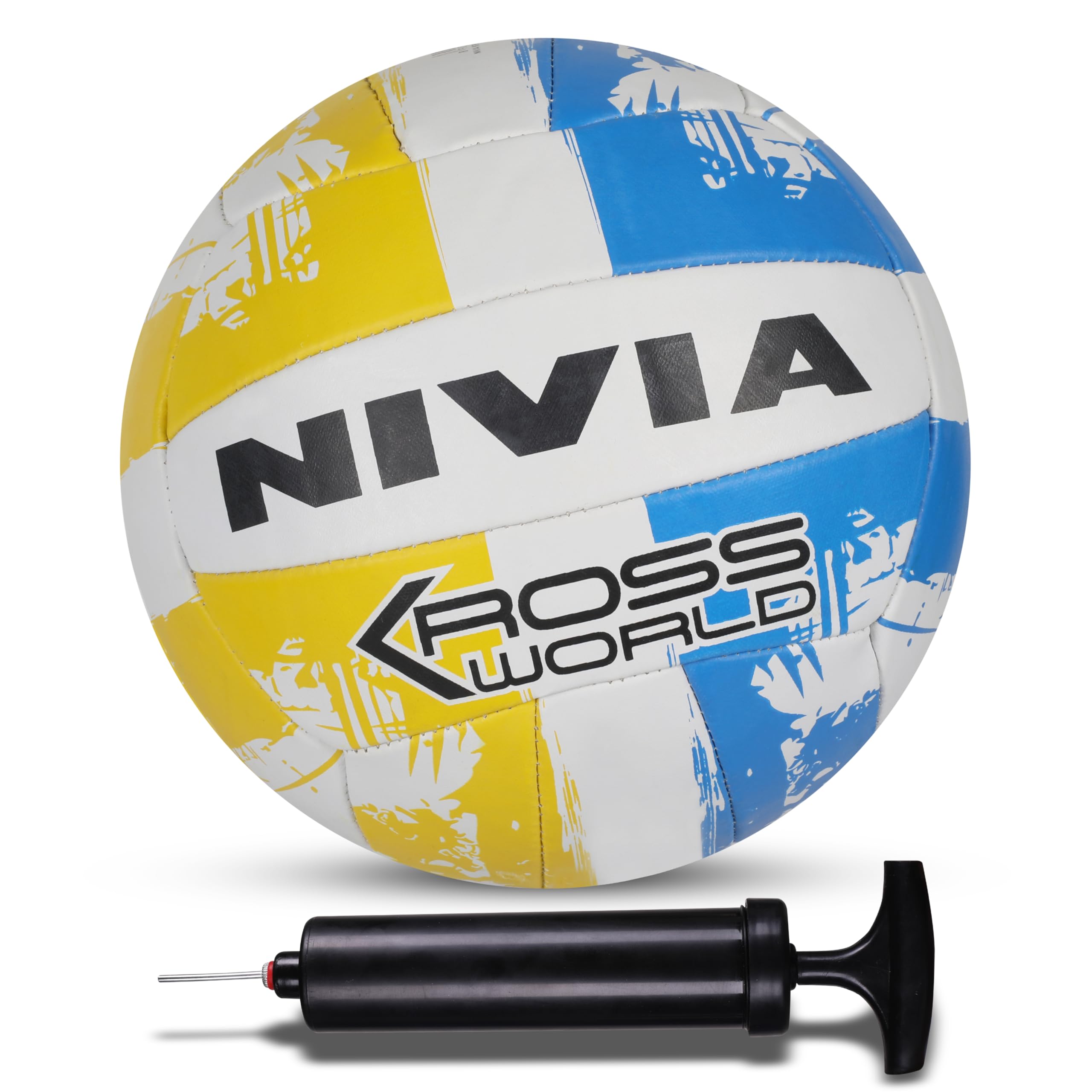 Nivia Kross World Volleyball with Ball Pump 6" Combo (Multicolor) (B0CY8FDD4D) Amazon Price History, Amazon Price Tracker
