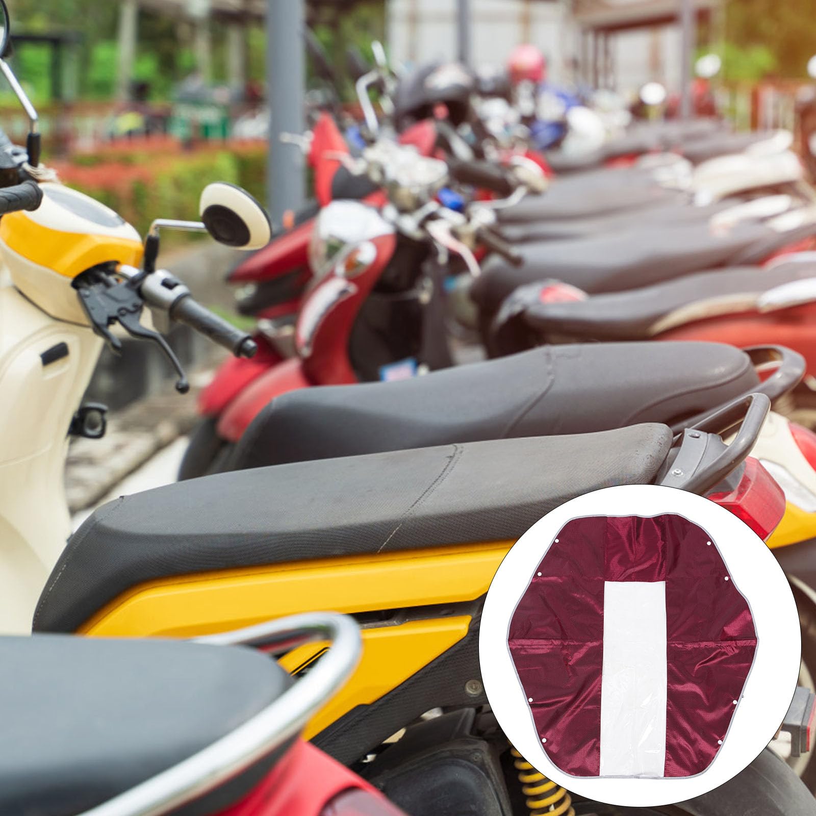 SMASOLO Cubierta Material Oxford y Pvc para Panel de Scooter Eléctrico Resistente Lluvia Funda Protectora para Pantalla y Control , Adecuado para Uso al Aire Libre