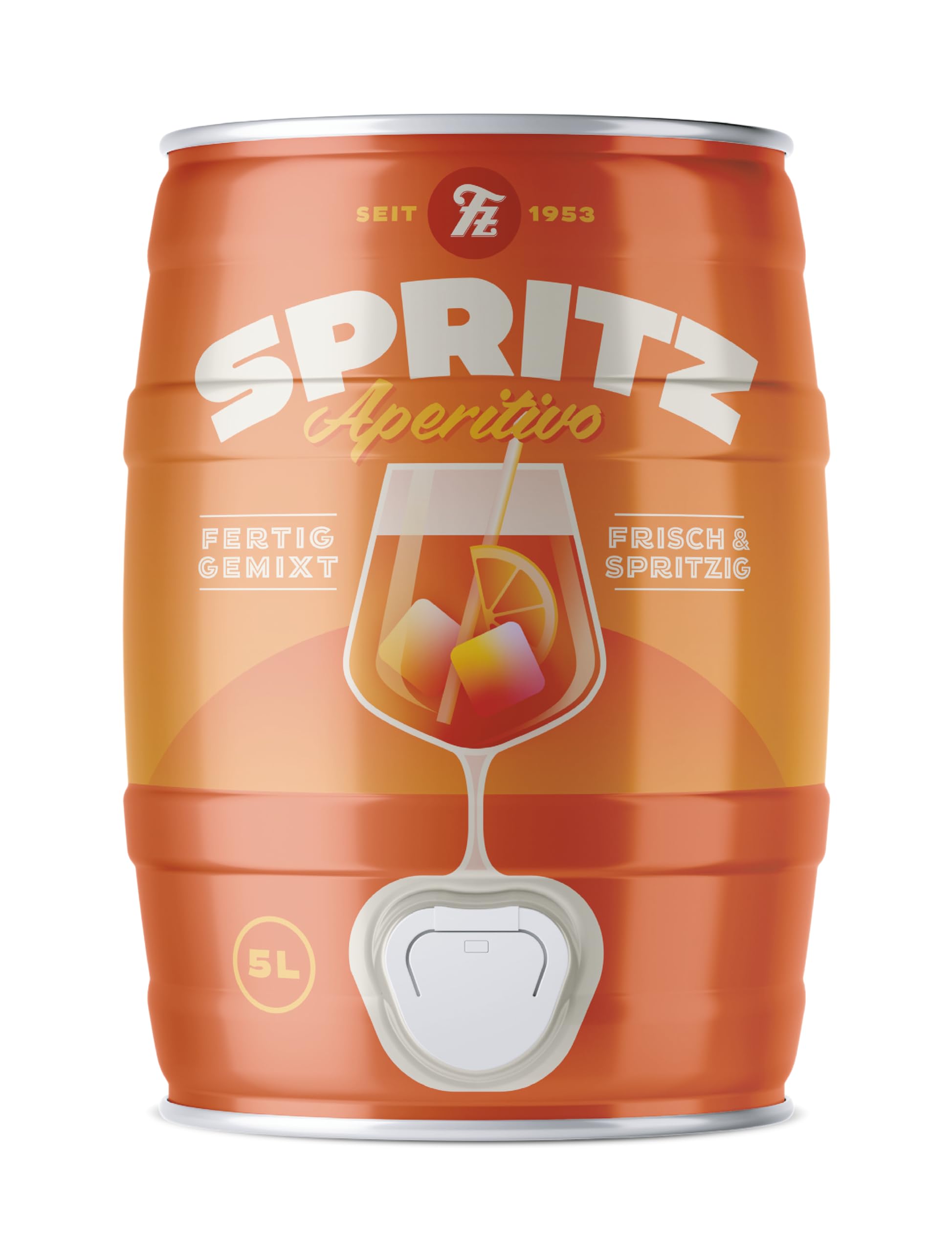 FZ - Spritz Aperitivo, 5 Liter Dose, 10,2% vol., Fertig gemixt.