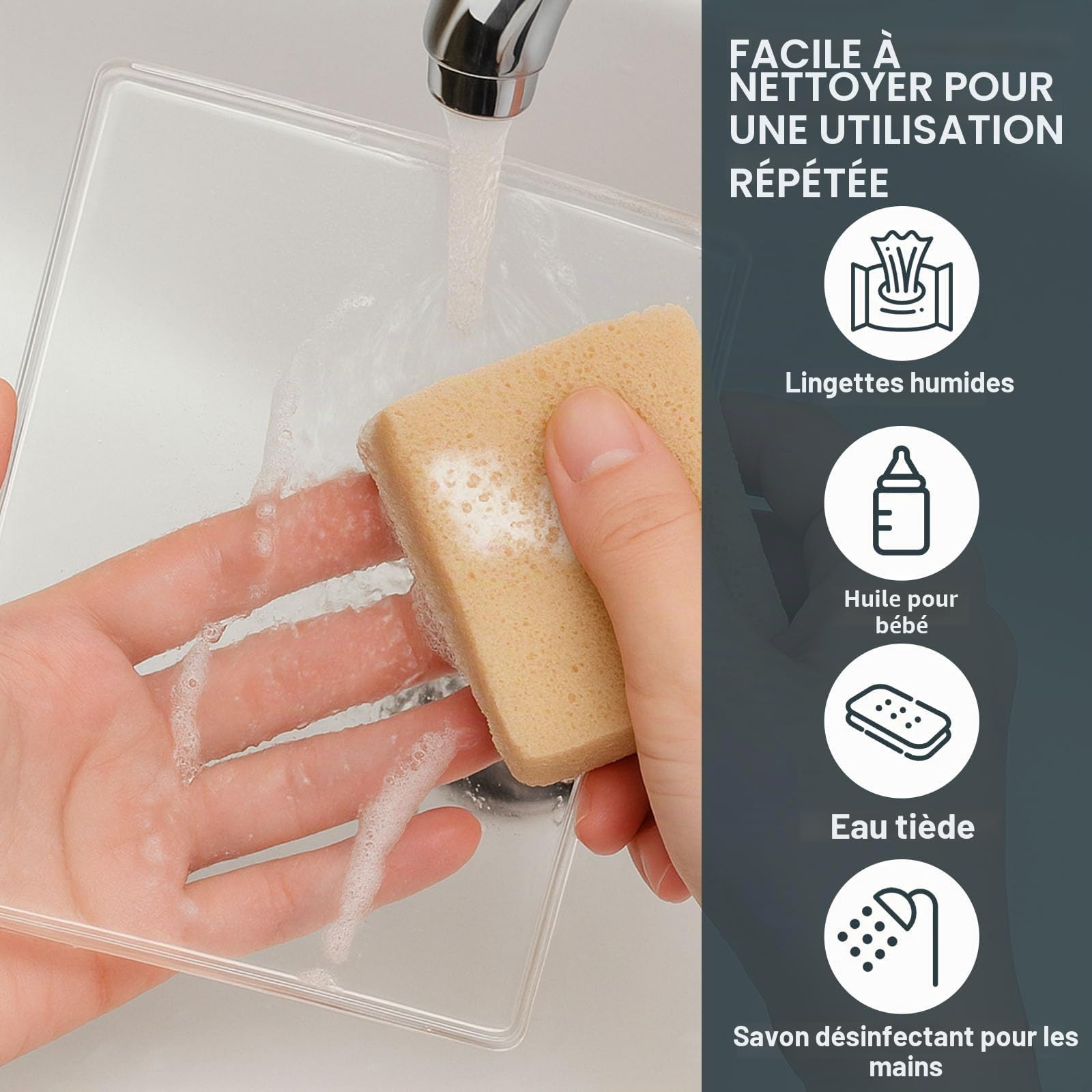 8 * 10 Pouce Gel Press, Plaques de Gel Imperméables et Lavables, Idéales Pour la Fabrication de Cartes, l'artisanat, le Scrapbooking, les Agendas et la Décoration Intérieure