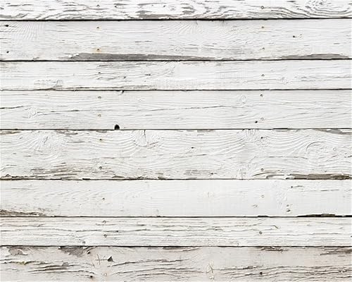 Miniatura 8 de AOFOTO Fondo de fotografía de valla de madera envejecida de 5 x 3 pies, fondo vintage de tablones de madera desgastada, paneles de madera vieja,