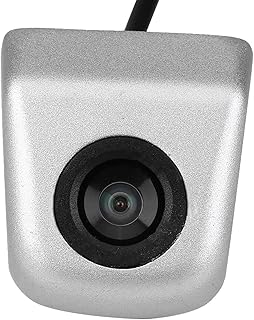 Câmera de visão traseira de carro, CCD para carro, câmera de visão traseira de estacionamento, câmera retrovisora à prova d'água, preta (prata)