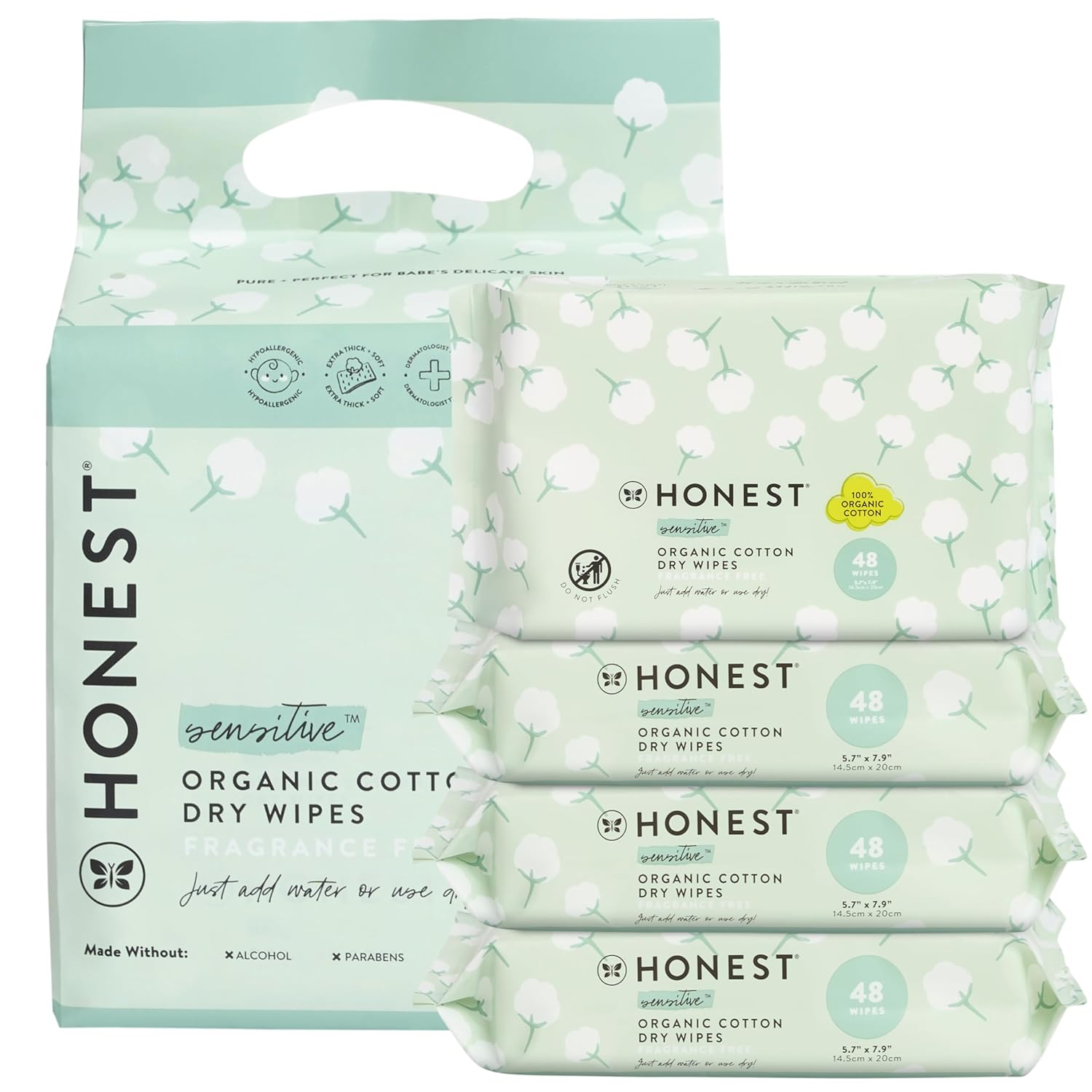 Organic Cotton Wipes